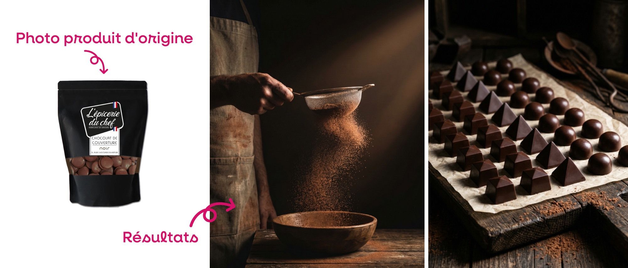 shooting photo artisant commerçant produit chocolat shooting photo artisant commerçant produit chocolat