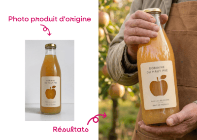 Domaine du Haut Pré – Création d’une banque d’images produit par IA