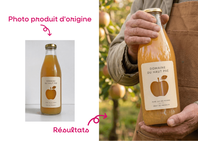 Domaine du Haut Pré – Création d’une banque d’images produit par IA